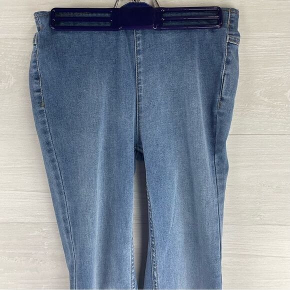 Free People We The Free Penny Pull On High Rise Flare Jeans - Picture 4 of 8